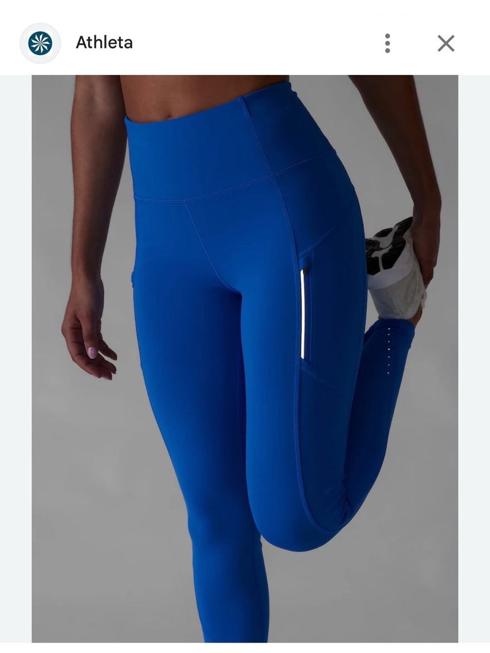 Athleta High-Waist Leggings in Cobalt